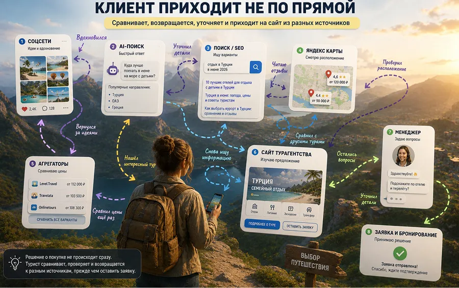 Что изменилось в продвижении турагентств в 2026 году